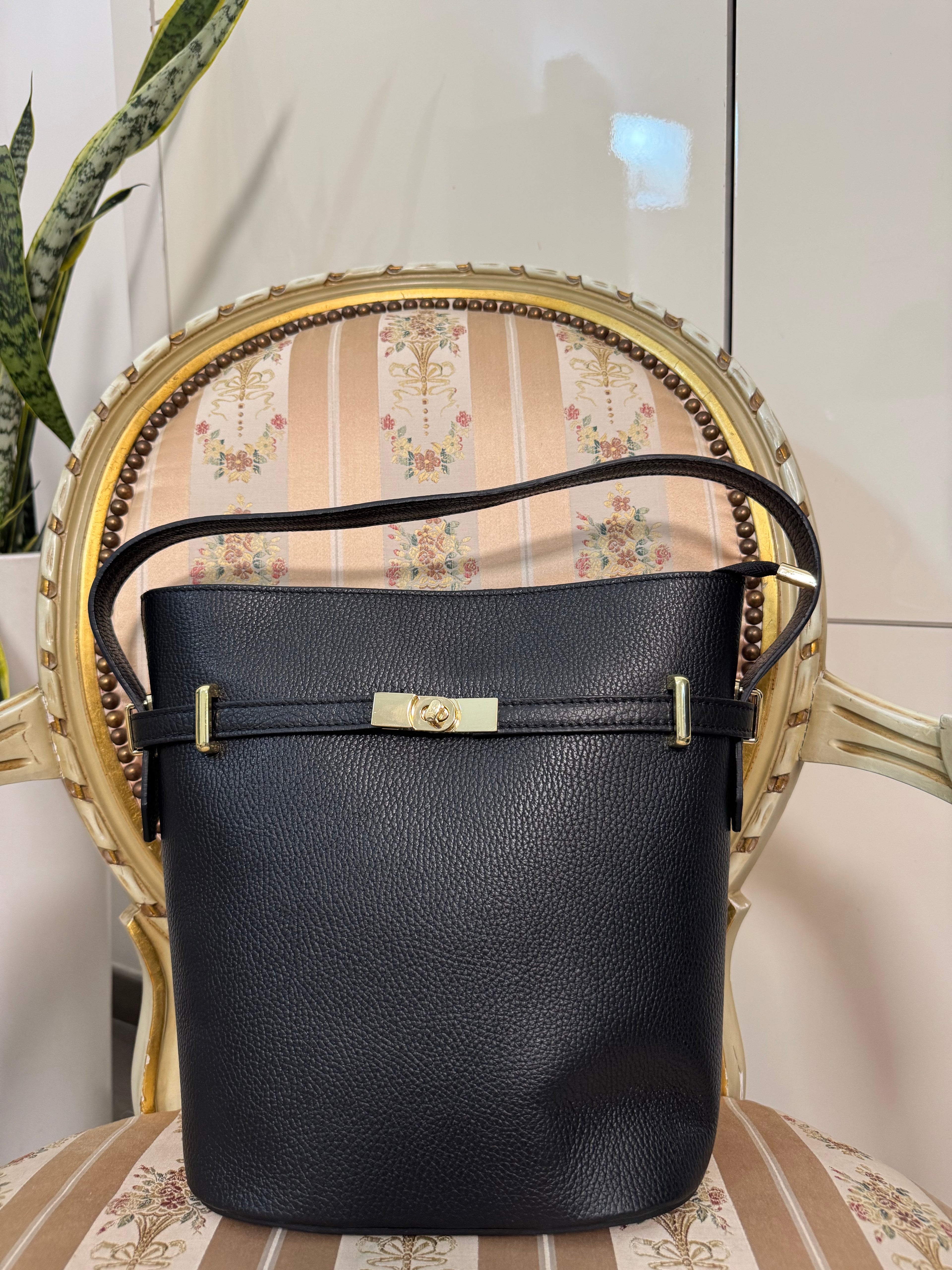 Borsa pelle nera-Susy Mix