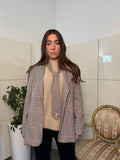 Blazer con cravatta e punti luce-Motel