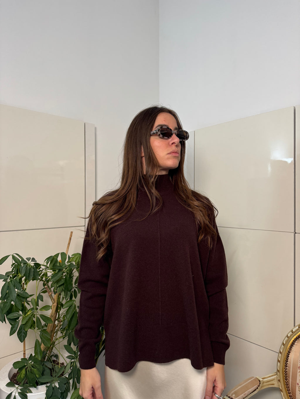 Maglione con collo cratere - Tensione In